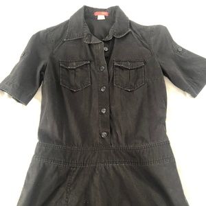 J. CREW Army Style Distressed Mini Dress